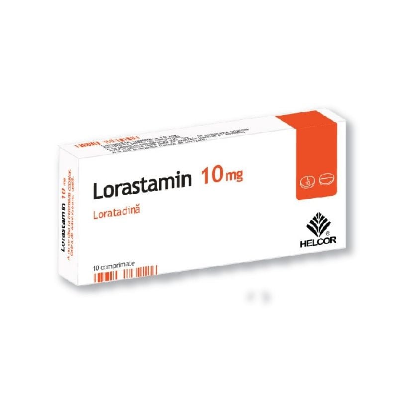 Lorastamin 10 mg, 10 comprimate, Helcor
