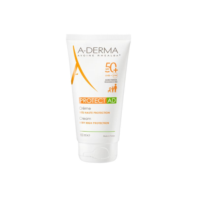 Crema pentru protectia solara a pielii atopice cu SPF 50+, 150 ml, A-derma