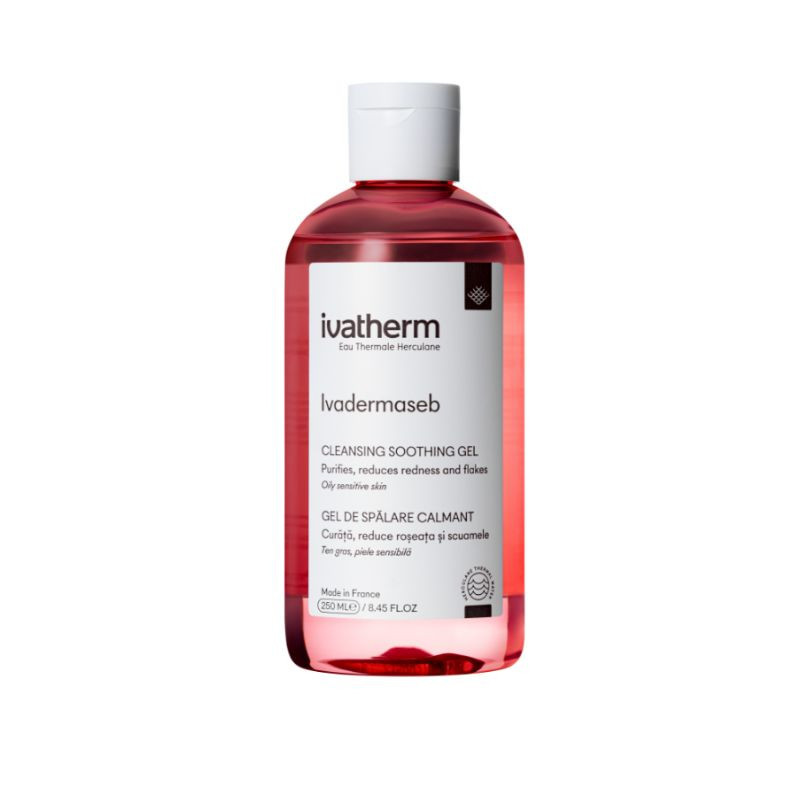 Gel de spalare calmant Ivadermaseb, 250ml, Ivatherm