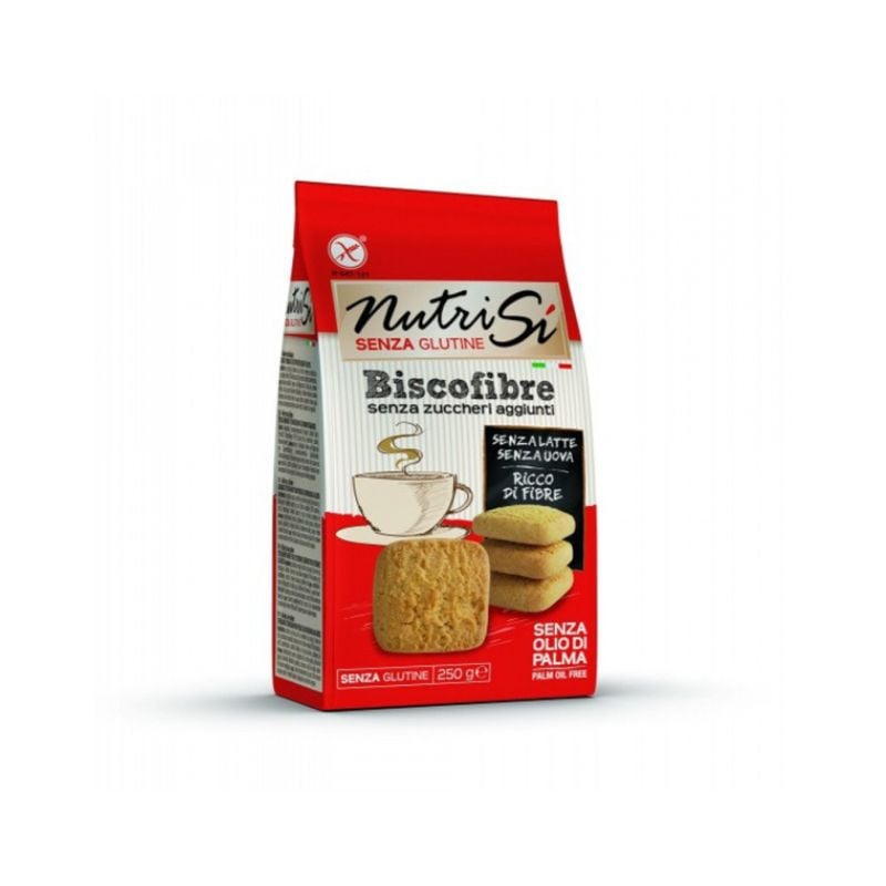 NutriSi Biscuiti bogati in fibre, fara zahar, 250g
