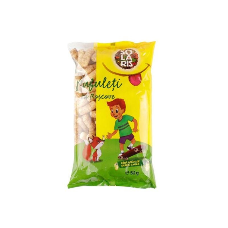 Pufuleti cu pudra de roscove, 50g, Solaris