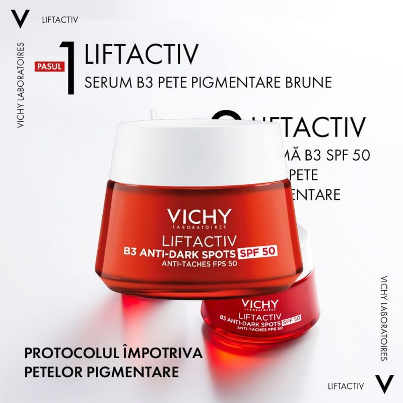 VICHY LIFTACTIV COLLAGEN SPECIALIST Crema de zi B3 SPF50, 50ml