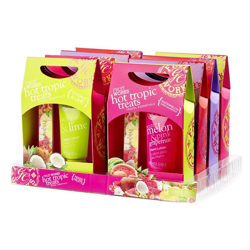 GC Set 2piese-Hot Tropic Treats (Pila unghii,Crema maini 50m