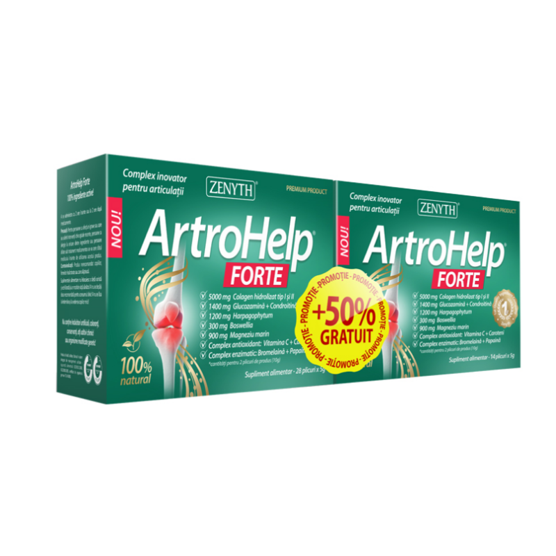 ArtroHelp Forte x 28 plicuri + 14 cadou