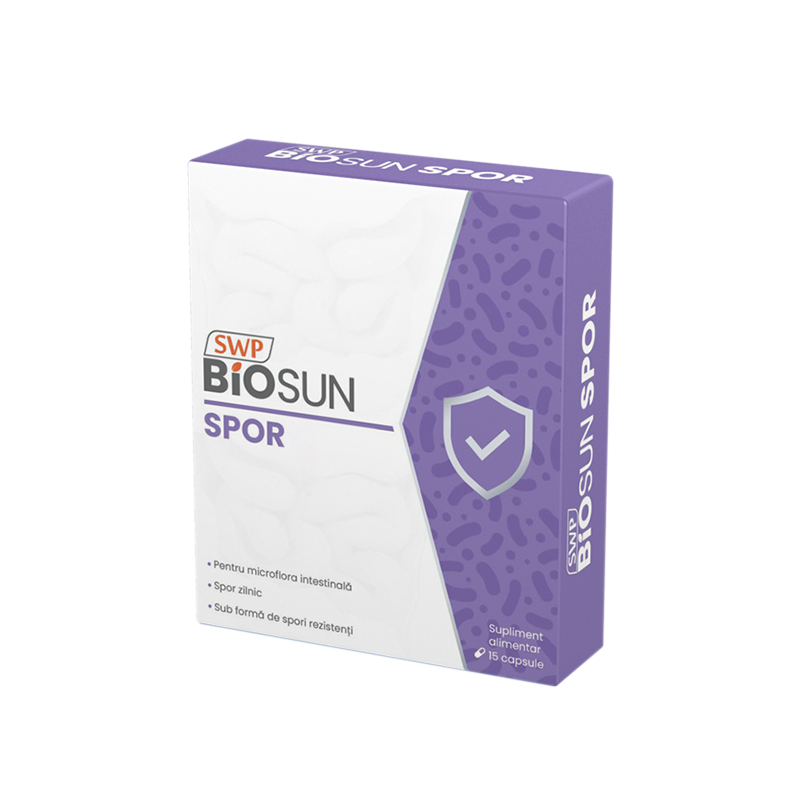 BioSun Spor, 15 capsule, Sun Wave Pharma - Pret avantajos | Springfarma.com