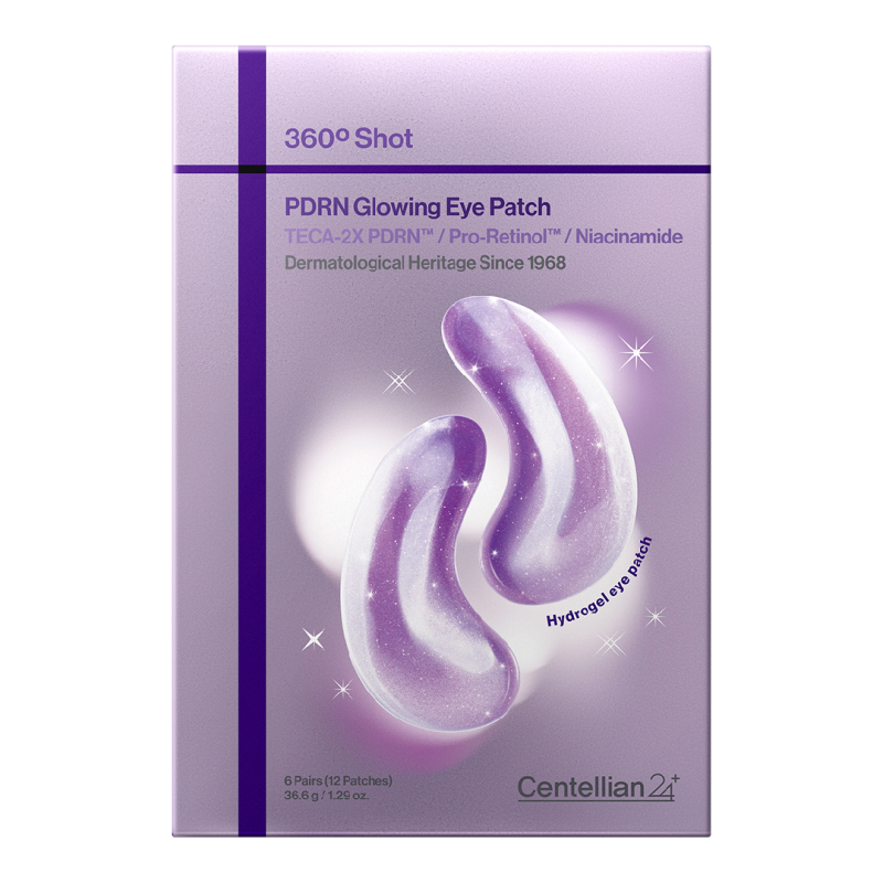 Plasturi hidrogel pentru ochi 360 Shot PDRN, 6 bucati, Centellian 24