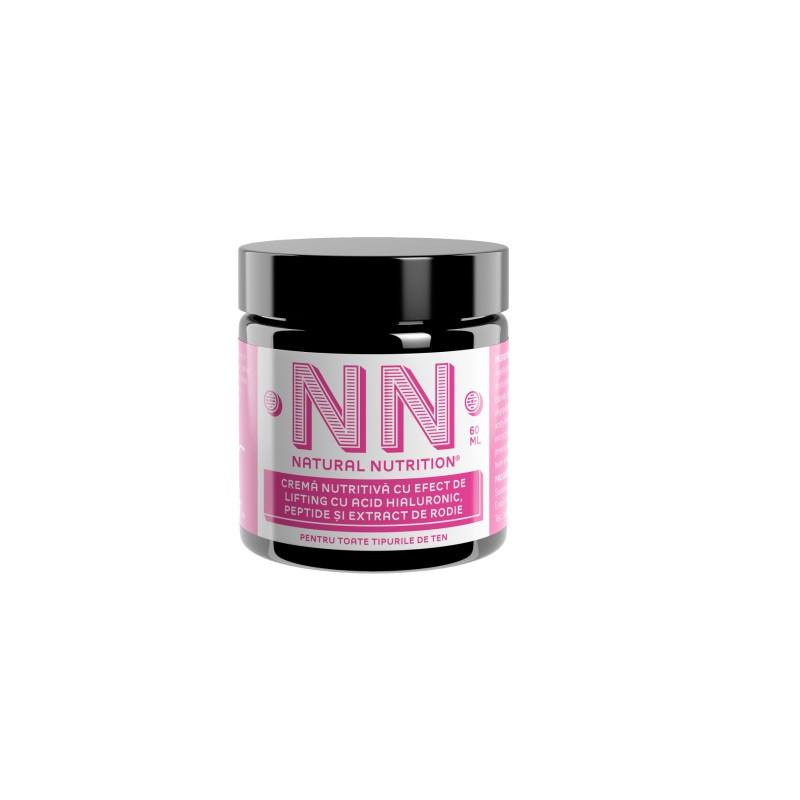 NN Crema nutritiva cu efect de lifting cu acid hyaluronic, peptide si extract de rodie, 60ml