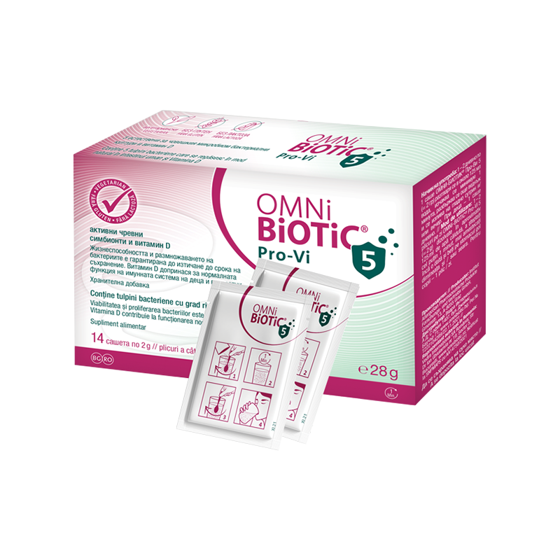 Omni Biotic Pro-Vi 5, 14 plicuri*4g, Institut AllergoSan