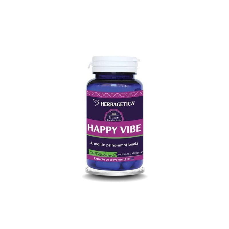 Happy vibe, 60 capsule, Herbagetica
