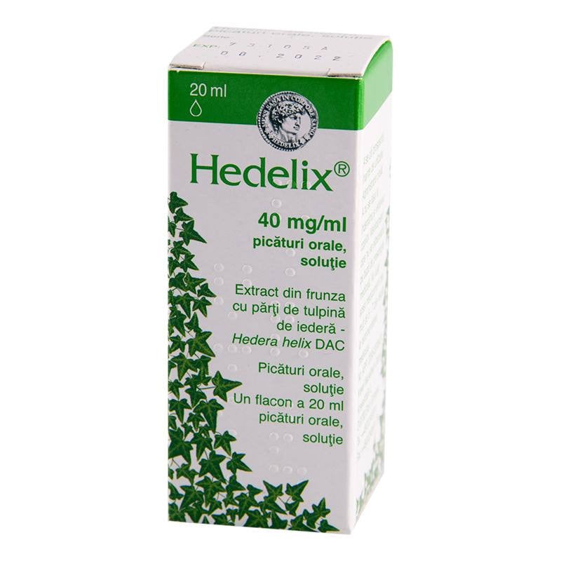 Hedelix 40 mg / 5 ml x 1 flac. x 20 ml pic. orale, sol.