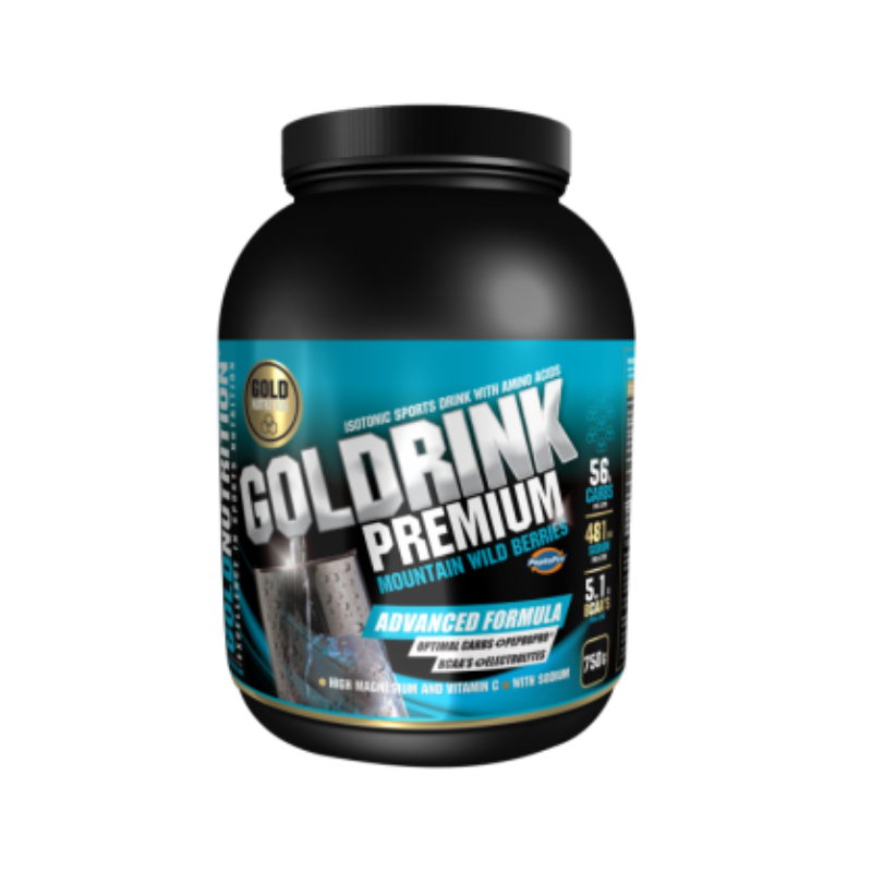 GOLD NUTRITION GOLDRINK PREMIUM + BCAA'S FRUCTE DE PADURE , 750 g