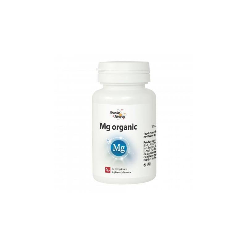 Magneziu Organic, 60 comprimate, Dacia Plant