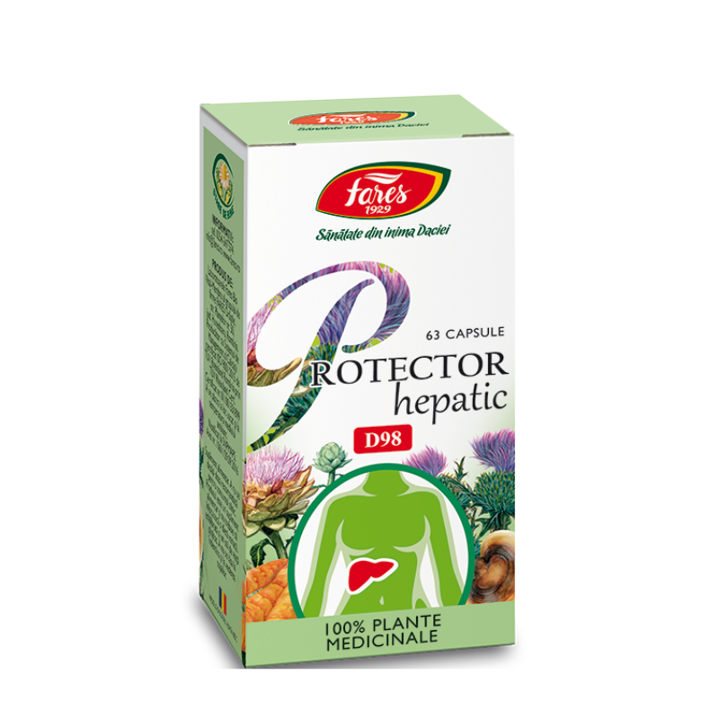 Protector hepatic, 63 caps, FARES