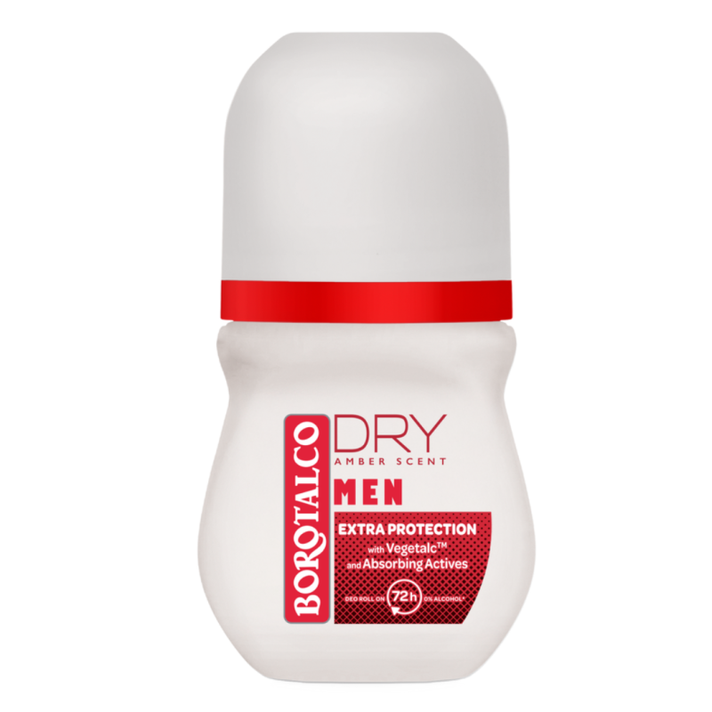 Deodorant roll-on pentru barbati Dry Amber, 50 ml, Borotalco