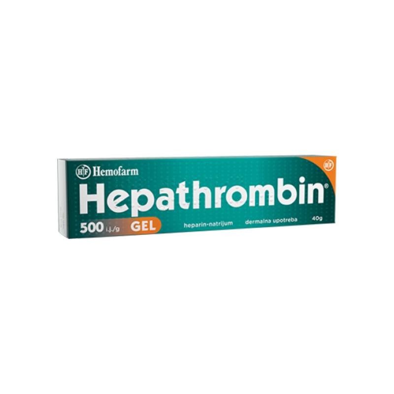 Hepathrombin gel, 500UI/g, 40 g, Hemofarm