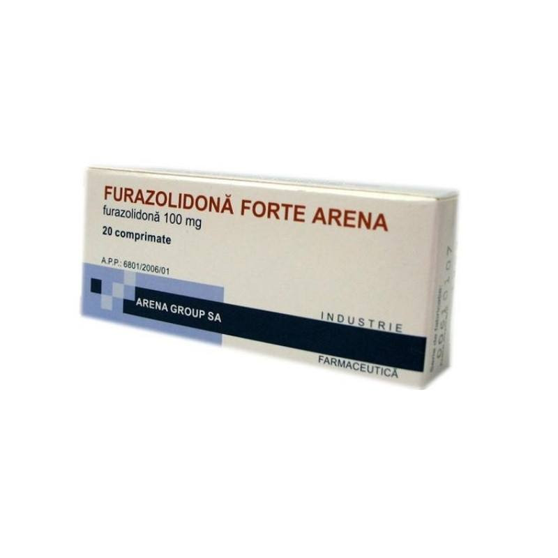 Furazolidon Forte 100 mg x 20 comprimate AR