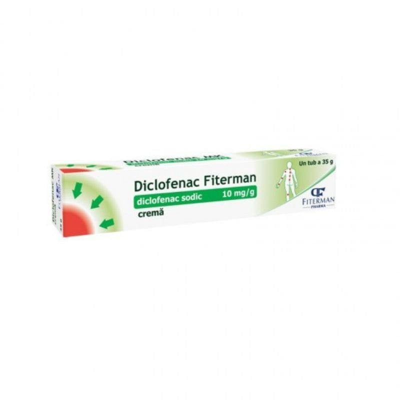 FITERMAN Diclofenac 10 mg /g, 35 g crema