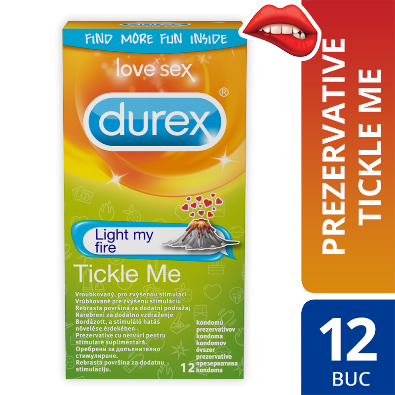 Prezervative Durex Tickle Me 12 bucati