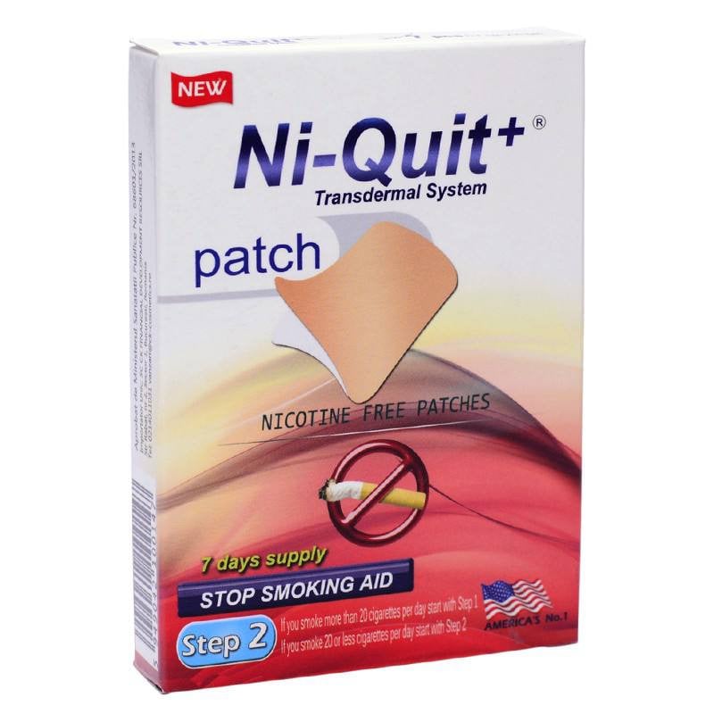 Niquit+ step 2 x 7 plasturi antitutun