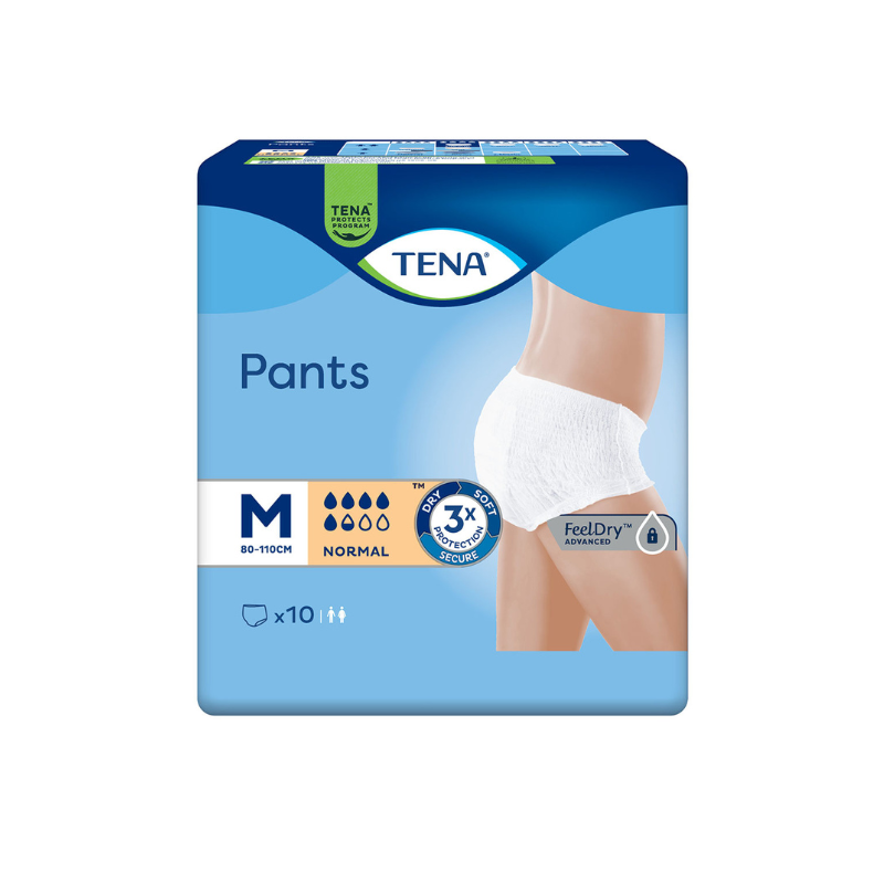 Scutece tip chilot pentru adulti Pants Normal, M, 10 bucati, Tena