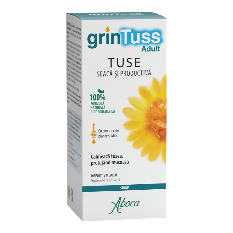 Grintuss Adult Sirop, 180g, Aboca