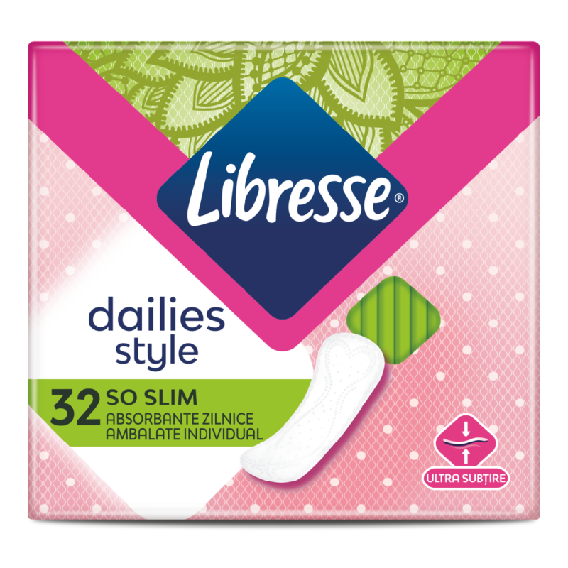 Absorbante zilnice So Slim, 32 bucati, Libresse