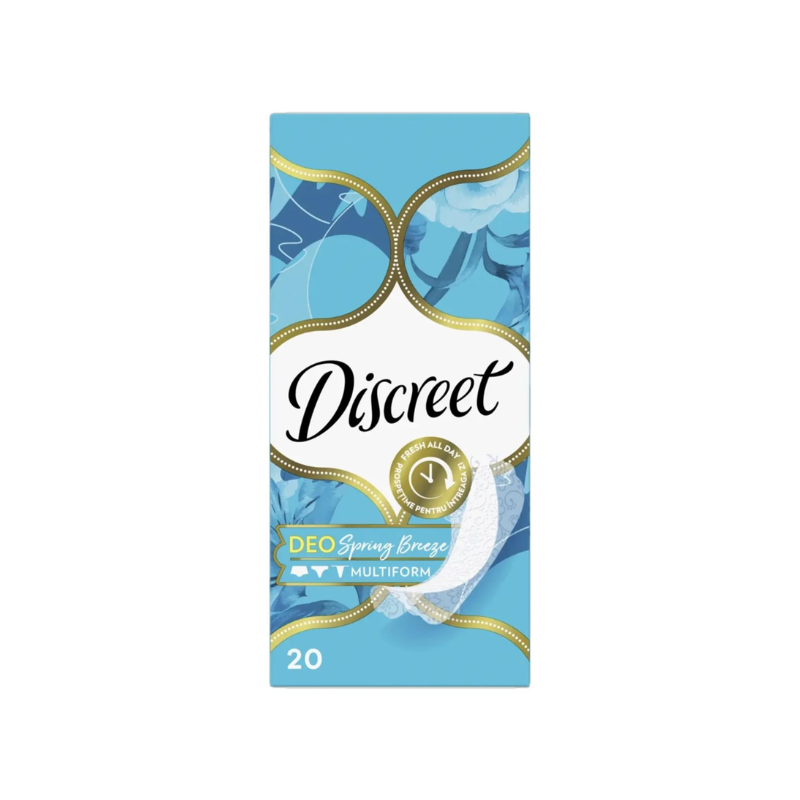 Absorbante zilnice Spring Breeze, 20 bucati, Discreet