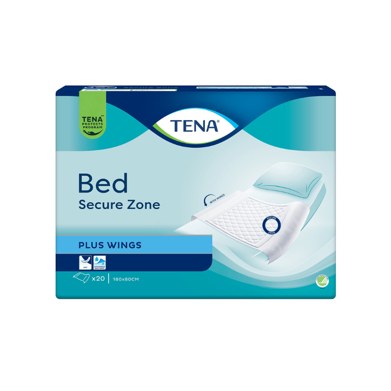 Protectie pentru pat Bed Plus, 180x80 cm, 20 bucati, Tena