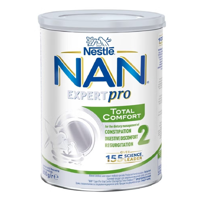 Aliment destinat unor scopuri medicale speciale de la 6 luni, NAN Comfort 2, 800 g, Nestle