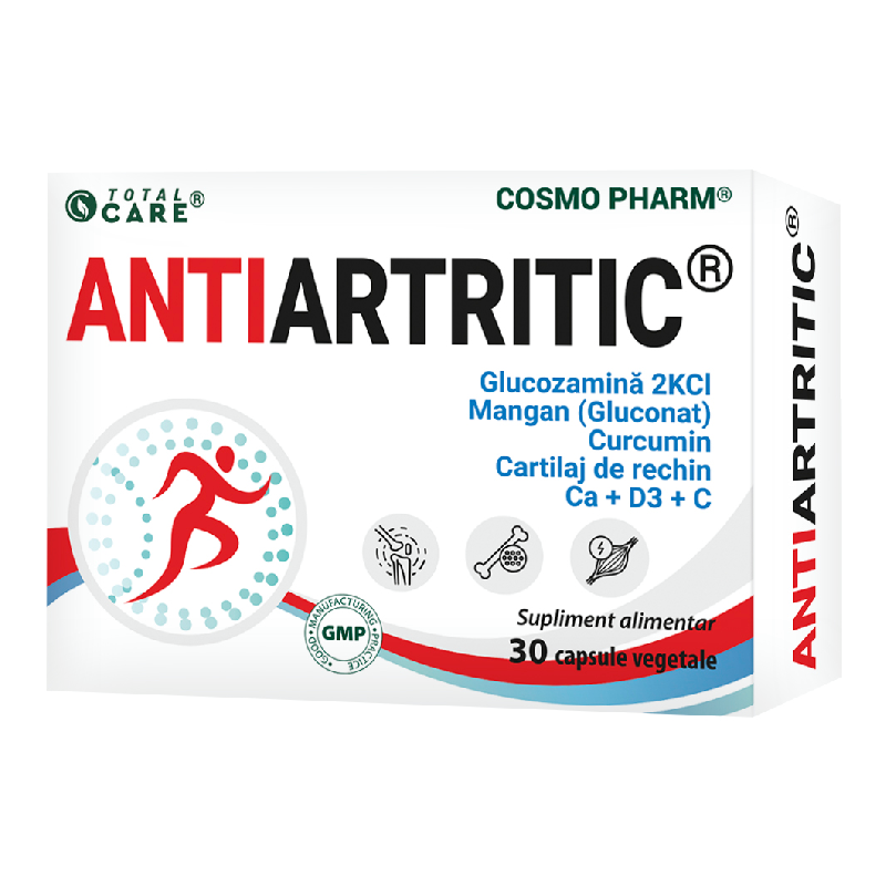 Antiartritic, 30 capsule vegetale, CosmoPharm