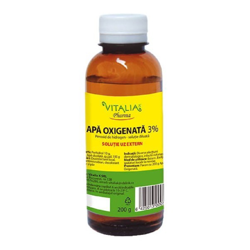 Apa oxigenata 3%, 200 ml, Vitalia K