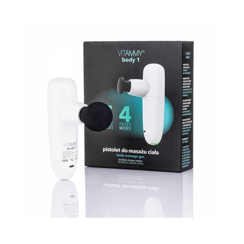 Aparat de masaj tip pistol Vitammy Body 1, portabil