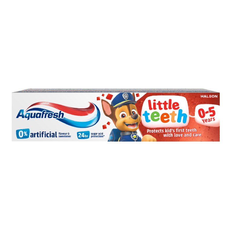 Pasta de dinti pentru copii, Little Teeth, 0-5 ani, 50 ml, Aquafresh