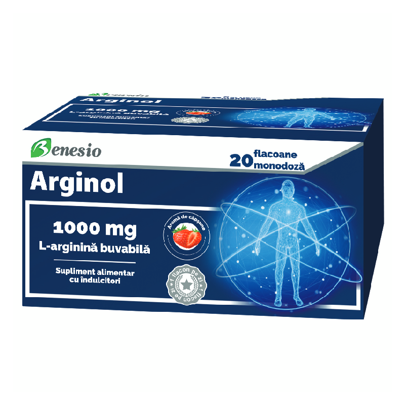 Arginol, 20 flacoane monodoza, Benesio