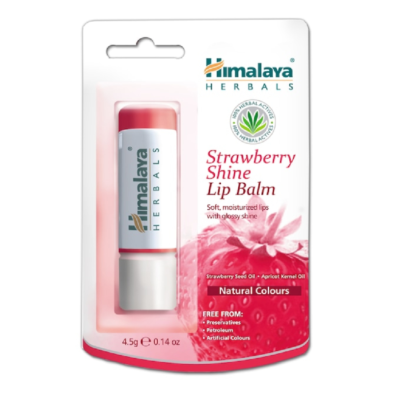 Balsam de buze cu capsuni, 4.5 g, Himalaya