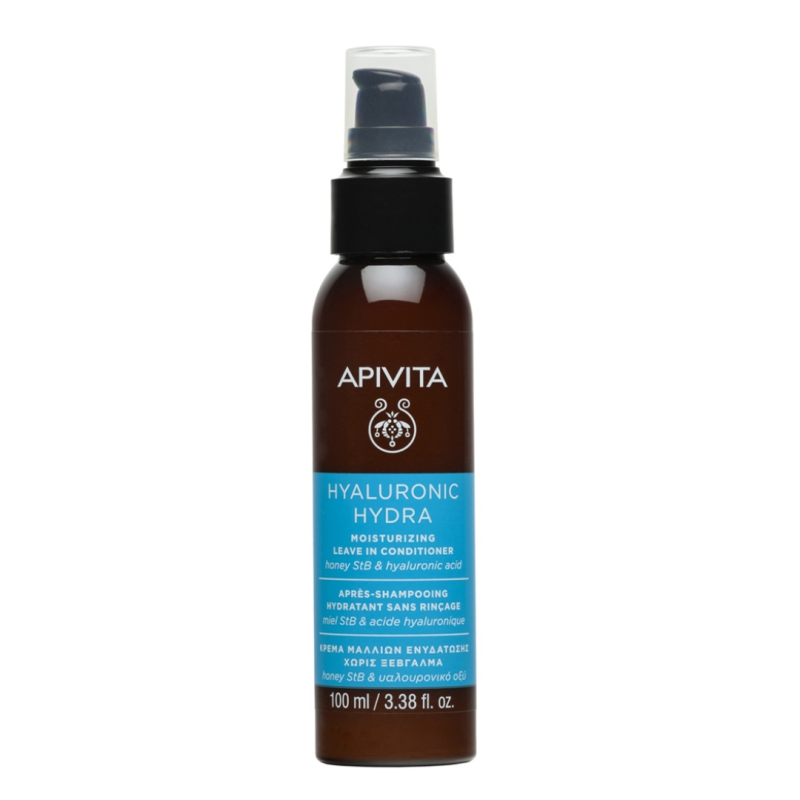 Balsam leave-in pentru hidratrea parului Hyaluronic Hydra, 100 ml, Apivita