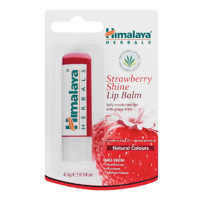 Balsam pentru buze cu ulei din seminte de capsune, 4.5 g, Himalaya
