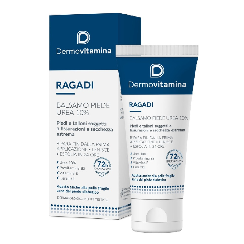 Balsam pentru picioare cu 10% uree Ragadi, 75 ml, Dermovitamina