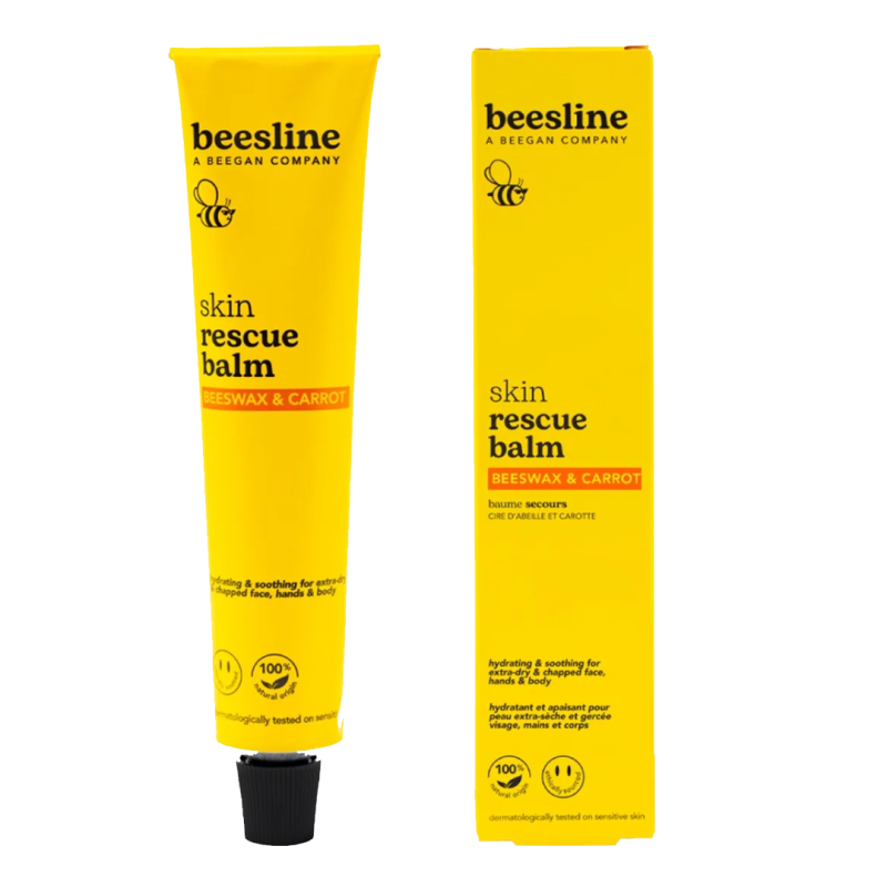 Balsam reparator cu ceara de albine si morcov, 100 ml, Beesline
