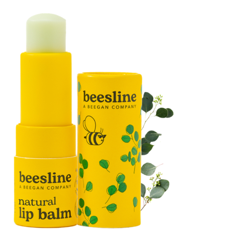 Balsam natural pentru buze Eucalipt si Menta, 4.5 g, Beesline