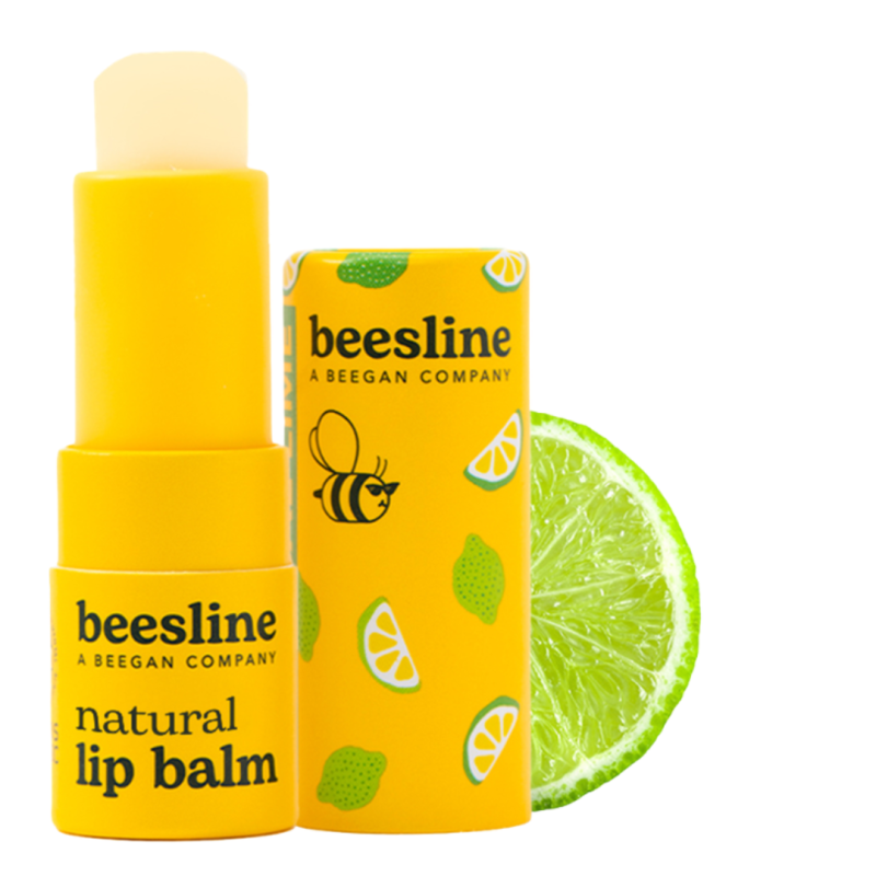 Balsam natural pentru buze Tropical Lime, 4.5 g, Beesline