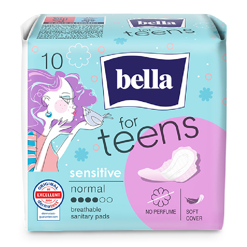 Absorbante igienice Teens Sensitive,10 bucati, Bella