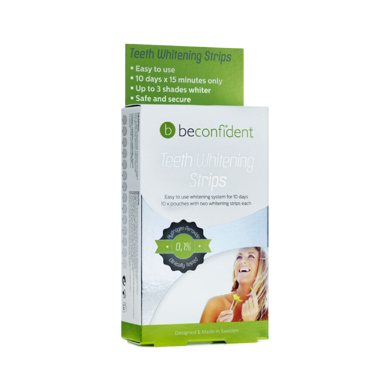 Benzi pentru albirea dintilor, 10 bucati*2, Beconfident
