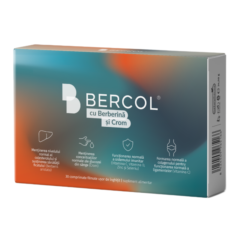 Bercol, 30 comprimate, Naturpharma