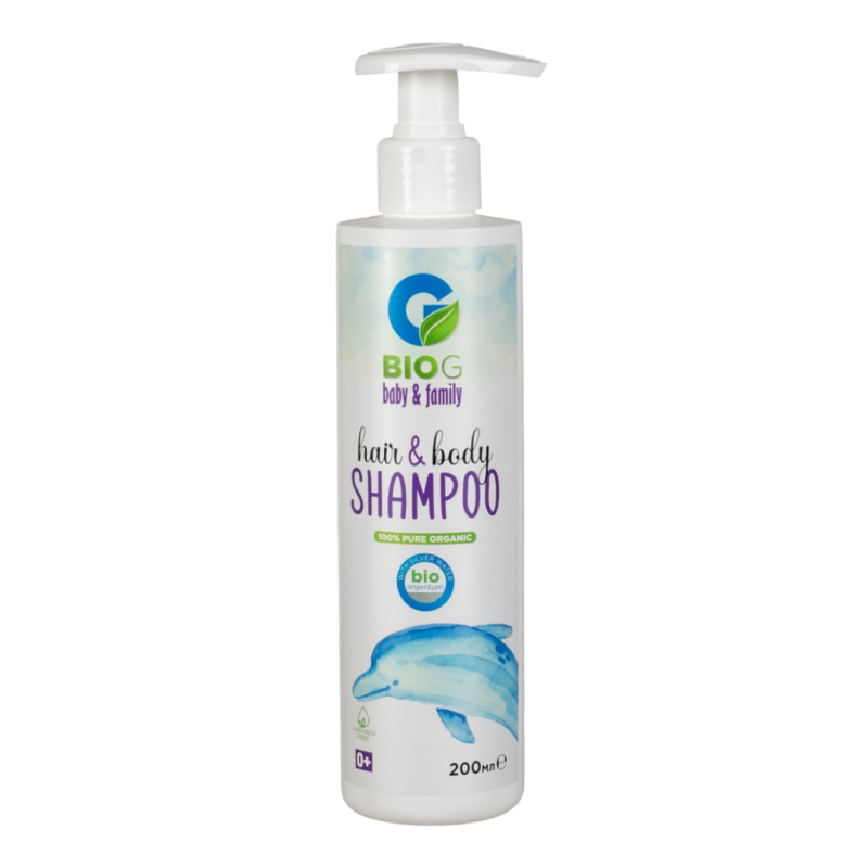 Sampon si gel de dus organic BABY, 200 ml, BIO G 