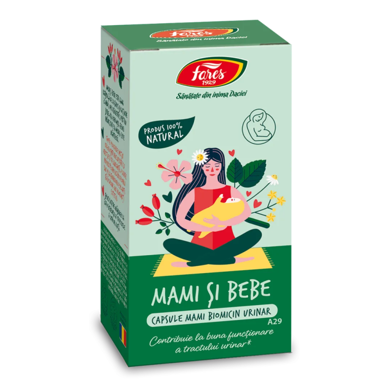 Biomicin Urinar Mami si Bebe A29, 30 capsule, Fares