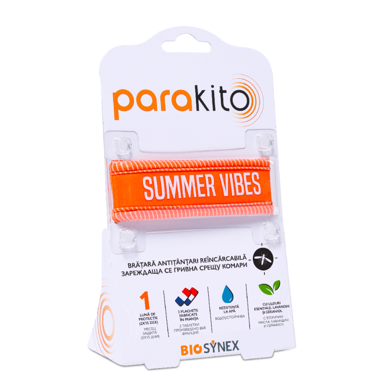 Bratara tantari Summer Vibes, 2 rezerve, Parakito