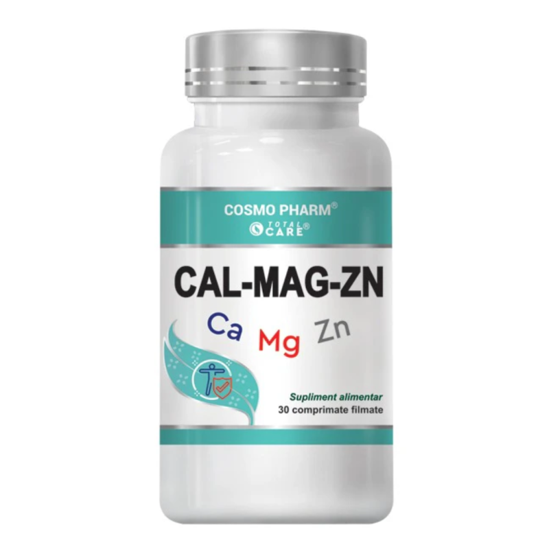 Cal Mag Zinc, 30 comprimate filmate, Cosmo Pharm