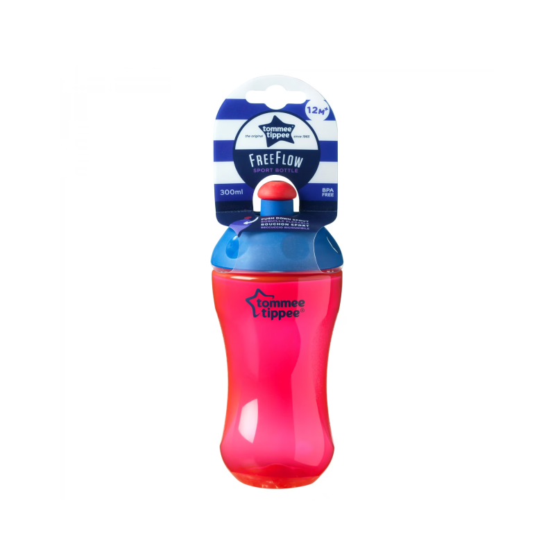 Cana Basics Sport, rosu, 300 ml, Tommee Tippee