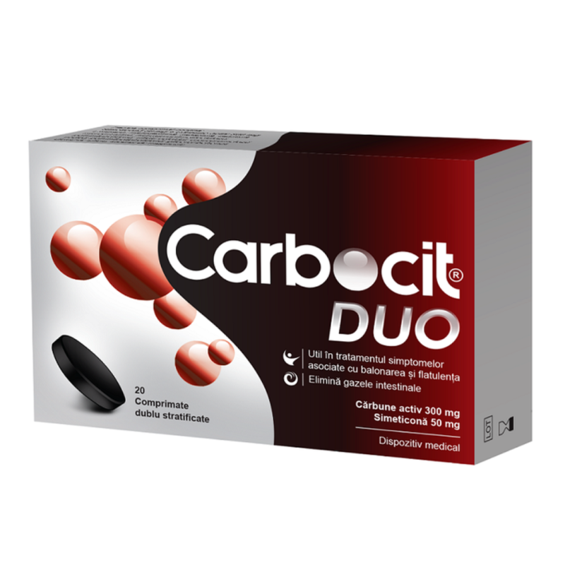 Carbocit Duo, 20 comprimate, Biofarm